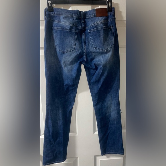 Madewell Slim Fit Boy Jean with Patches Size 26 - Picture 2 of 6